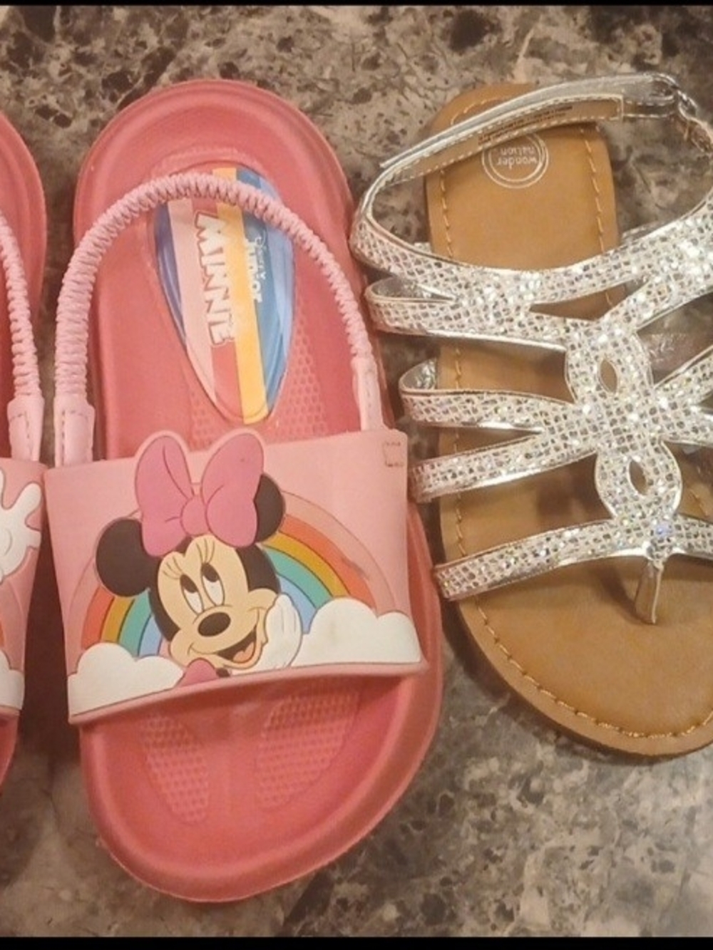 Girls 2 Pairs Of Sandals